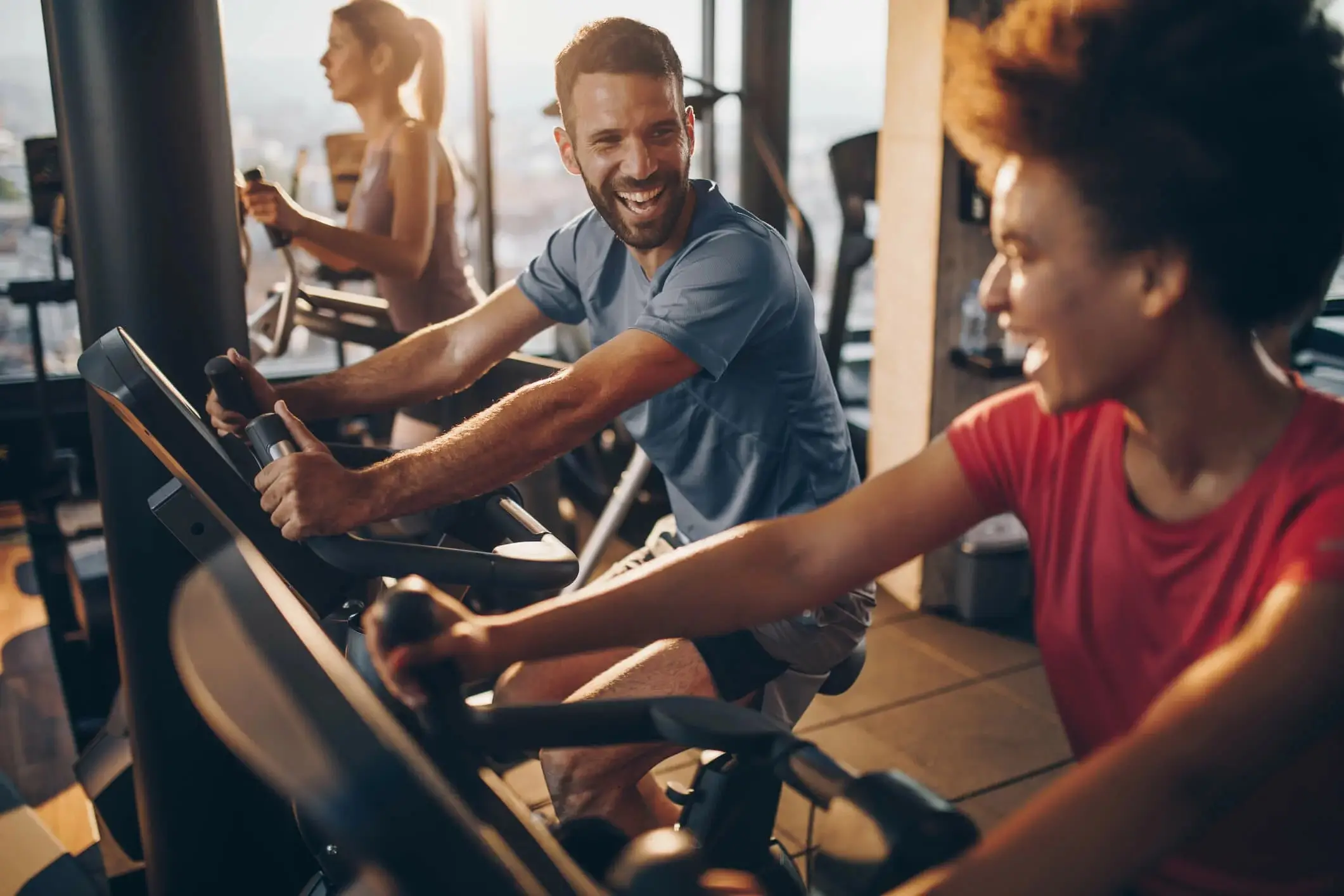 Posições de treino de musculação com halteres Posições de treino de musculação com halteres