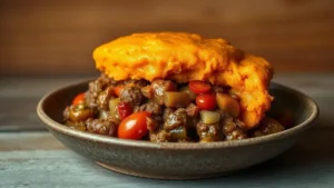 Escondidinho de Batata Doce com Carne Moída