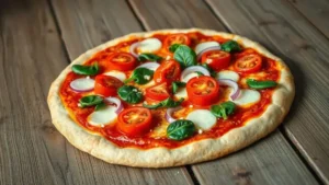 Pizza Integral Fitness com Massa Leve