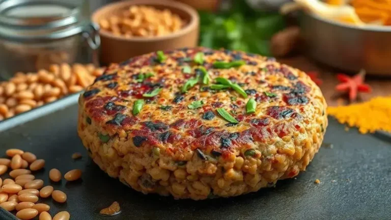 Hambúrguer de Lentilha Vegano