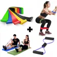 Kit Mini Band + Extensor Tubular com 5 Faixas