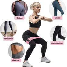 Kit de 3 Faixas Elásticas para Treino