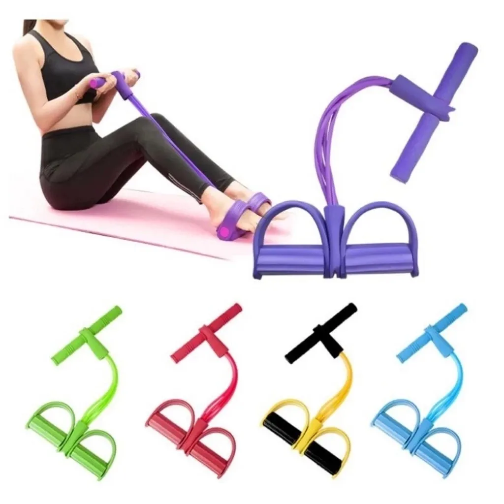 Elástico Extensor de Exercícios Pull Reducer Multi Função Academia Em Casa Uso Profissional