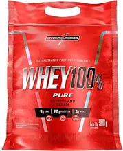 Integralmedica - Whey Protein Concentrado Cookies and Cream 100% Pure - 20g de Proteína por Scoop, Suplementação Alimentar Pós-Treino, Fórmula Enriquecida com BCAAs - Pouch 900g