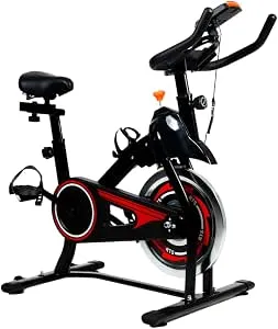 Bicicleta de spinning Leduc com roda de inércia de 13 kg e monitor