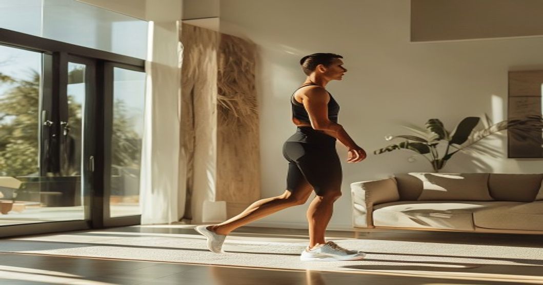 Foto editorial de uma pessoa caminhando ao ar livre como exercicio para emagrecer.