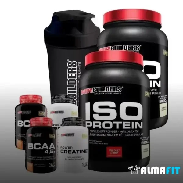 O Super Kit 2x Iso Whey Protein + 2x BCAA + 2x Creatina + Copo é ideal para quem busca ganho de massa magra, aumento de energia para treinos de alta intensidade e recuperação muscular eficiente.assistant O Super Kit 2x Iso Whey Protein + 2x BCAA + 2x Creatina + Copo é ideal para quem busca ganho de massa magra, aumento de energia para treinos de alta intensidade e recuperação muscular eficiente.