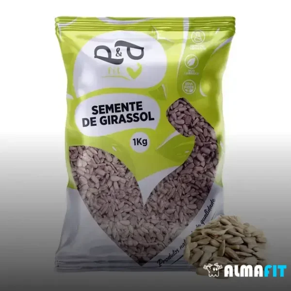 A Semente de Girassol Sem Casca Crua 1Kg - P&P é uma rica fonte de gorduras saudáveis, proteínas, fibras, vitaminas E e B6, e minerais como magnésio, fósforo e selênio, ideal para promover a saúde cardiovascular, regular o colesterol, ajudar na perda de peso e fortalecer o sistema imunológico.