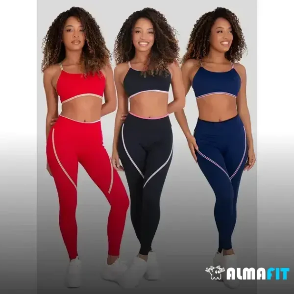 O "Kit 3 Calças Leggings de Poliamida Fitness Cintura Alta Tekla Moda Feminina" oferece conforto extremo, elasticidade e respirabilidade, moldando-se perfeitamente ao corpo e garantindo liberdade de movimento ideal para atividades diárias e treinos na academia.